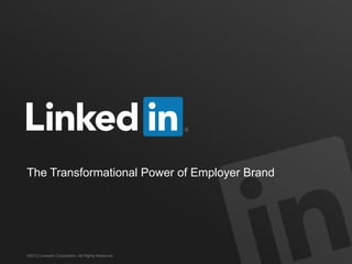 The Transformative Power of Talent Brand, Webcast